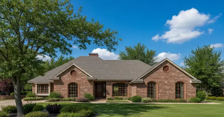 Ranch house plans 8-847 - front exterior, 2,145 sq ft, 3 bed, 2 bath house plans | Monster House Plans