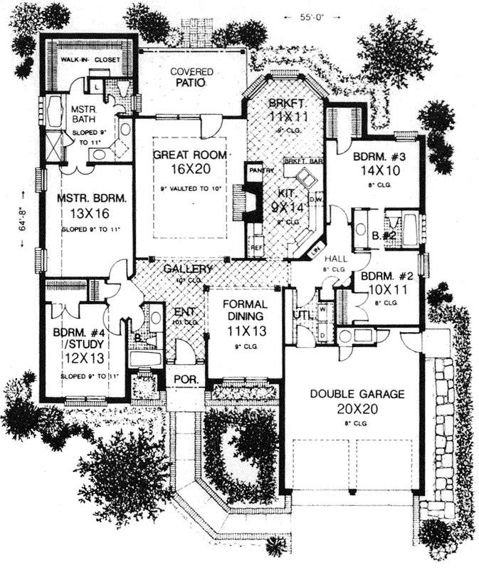 Main Floor Plan: 8-848