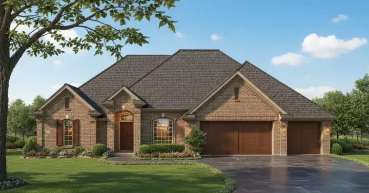 Traditional house plans 8-849 - front exterior, 2,167 sq ft, 3 bed, 2 bath house plans | Monster House Plans