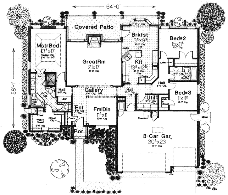 Main Floor Plan: 8-849