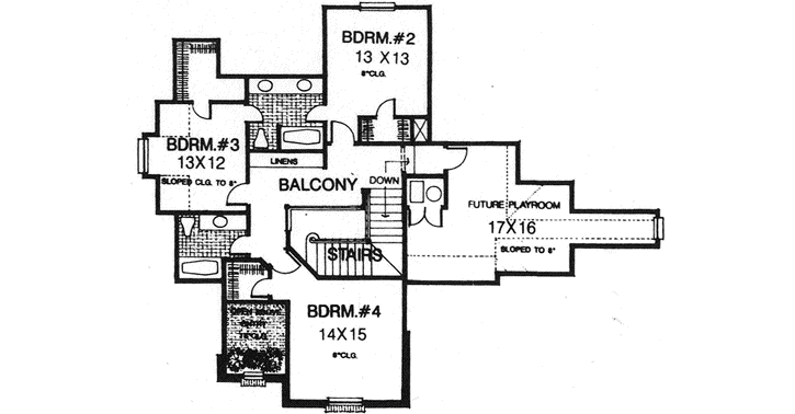 Upper/Second Floor Plan: 8-860