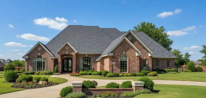 Traditional house plans 8-865 - front exterior, 3,380 sq ft, 4 bed, 3 bath house plans | Monster House Plans