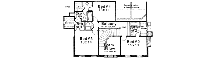 Upper/Second Floor Plan: 8-866