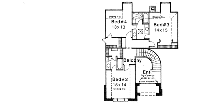 Upper/Second Floor Plan: 8-870