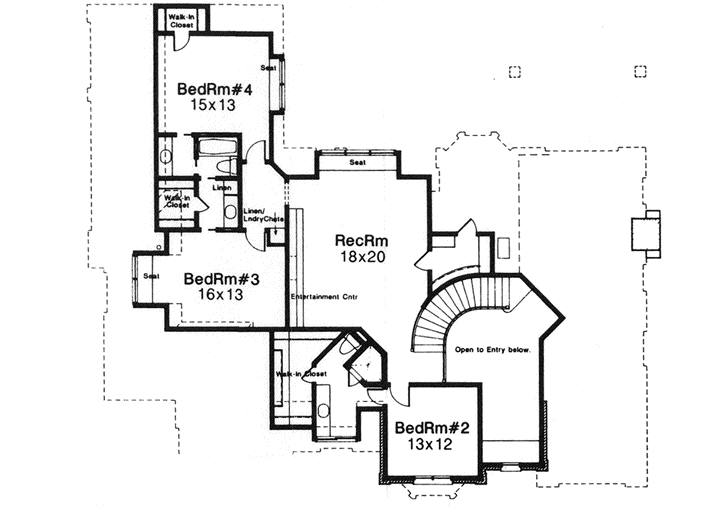 Upper/Second Floor Plan: 8-873