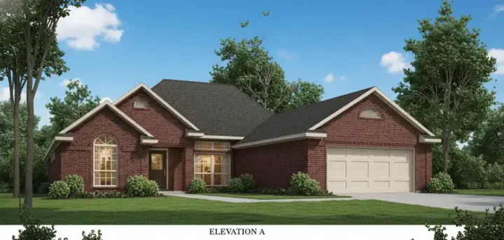 Traditional house plans 8-877 - front exterior, 1,322 sq ft, 3 bed, 2 bath house plans | Monster House Plans