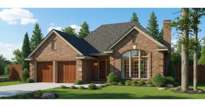 Traditional house plans 8-878 - front exterior, 1,400 sq ft, 3 bed, 2 bath house plans | Monster House Plans