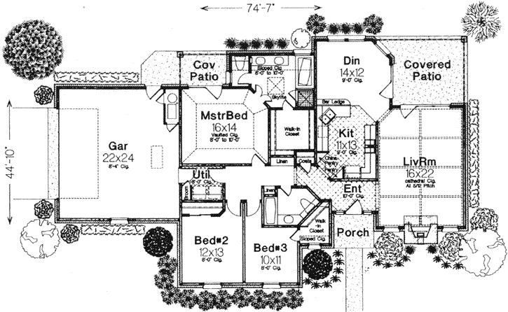 Main Floor Plan: 8-886