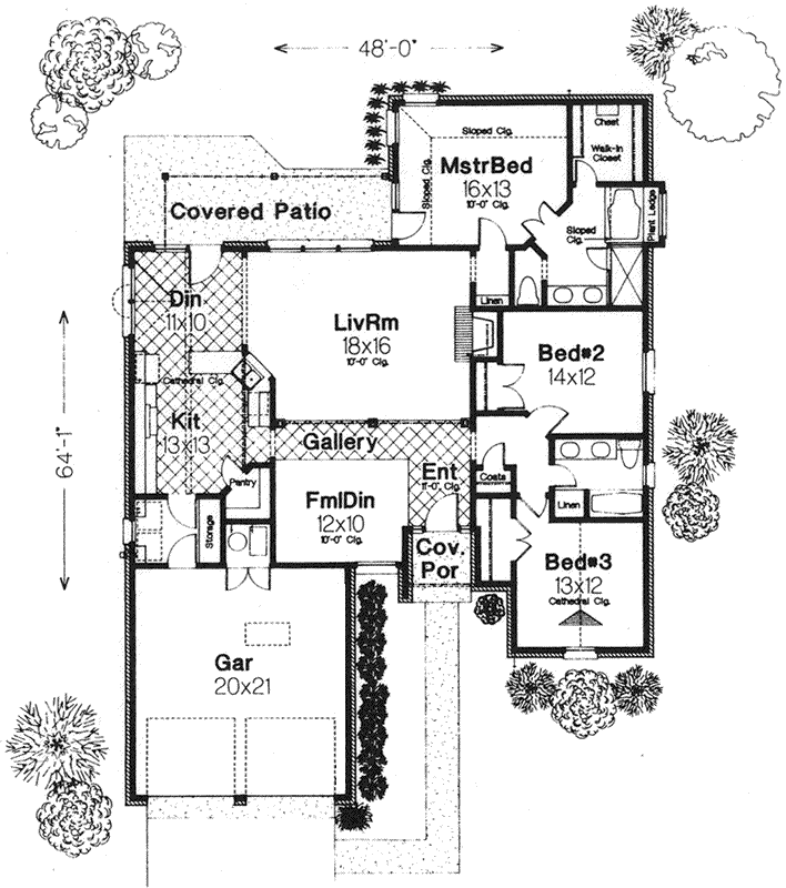 Main Floor Plan: 8-889