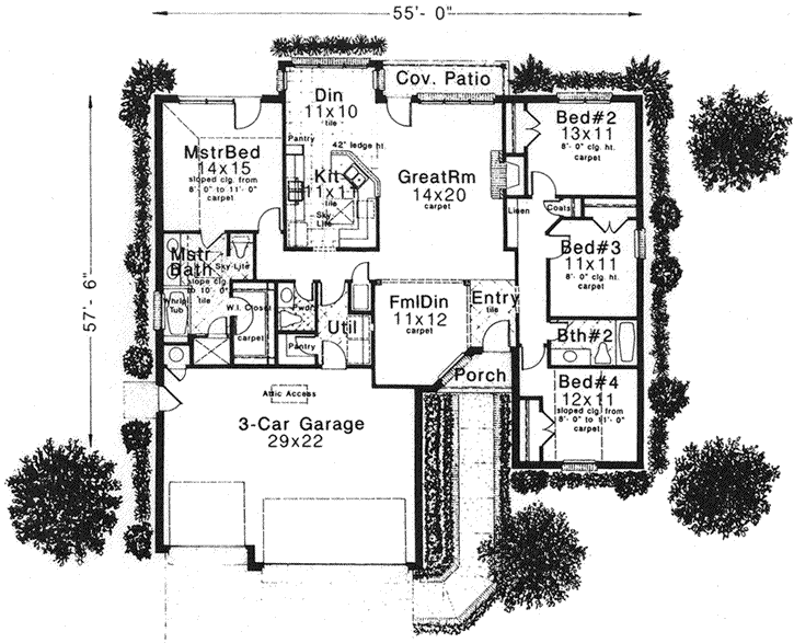 Main Floor Plan: 8-890
