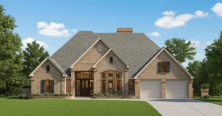 Traditional house plans 8-898 - front exterior, 2,136 sq ft, 3 bed, 2 bath house plans | Monster House Plans