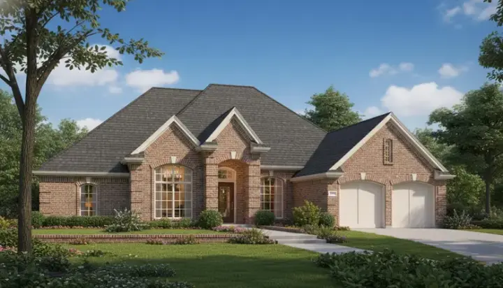 Traditional house plans 8-899 - front exterior, 2,151 sq ft, 4 bed, 2 bath house plans | Monster House Plans