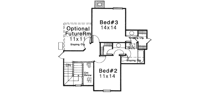 Upper/Second Floor Plan: 8-907