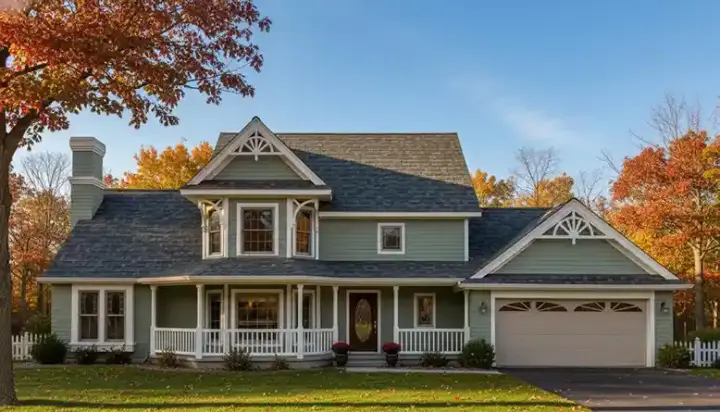 Victorian house plans 8-908 - front exterior, 2,200 sq ft, 3 bed, 2 bath house plans | Monster House Plans