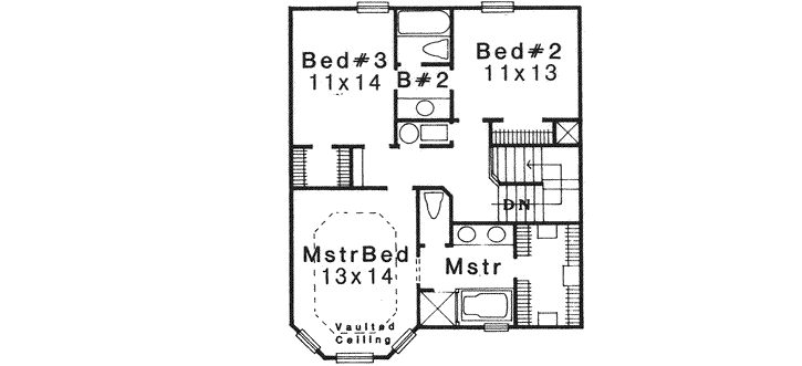 Upper/Second Floor Plan: 8-908