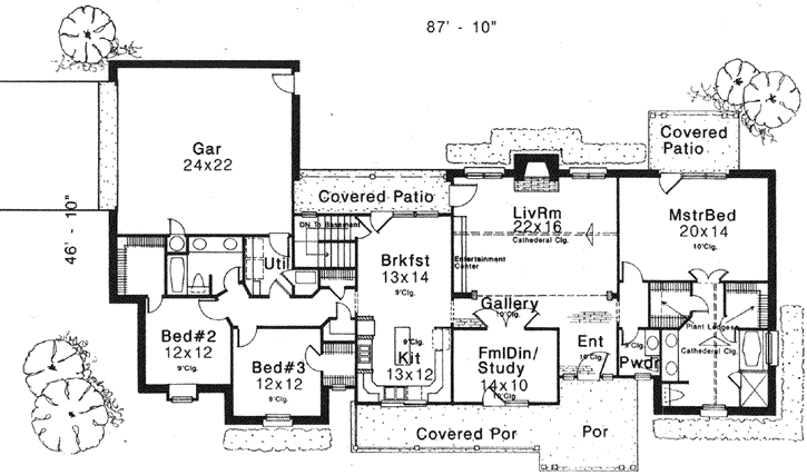 Main Floor Plan: 8-911