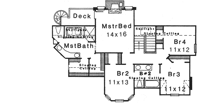 Upper/Second Floor Plan: 8-913