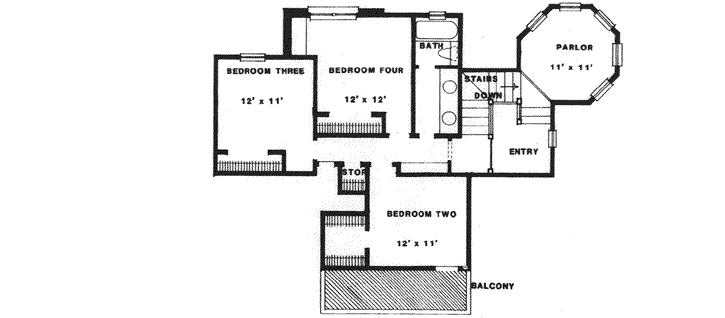 Upper/Second Floor Plan:8-916