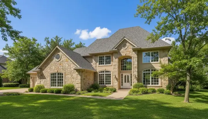Traditional house plans 8-921 - front exterior, 3,130 sq ft, 4 bed, 3 bath house plans | Monster House Plans
