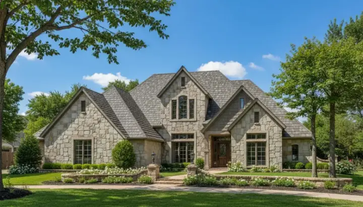 English Country house plans 8-922 - front exterior, 3,156 sq ft, 4 bed, 3 bath house plans | Monster House Plans