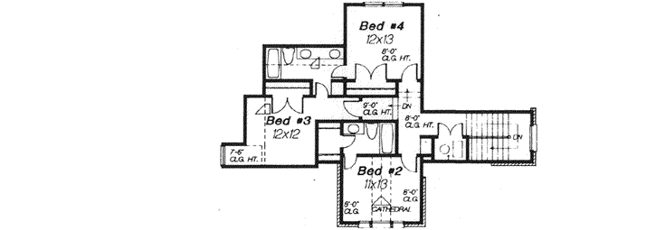 Upper/Second Floor Plan: 8-925