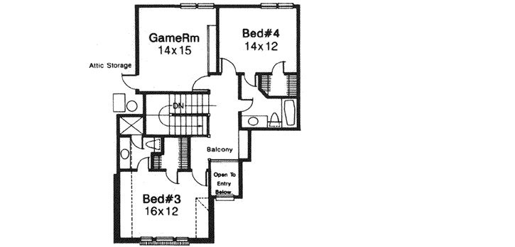 Upper/Second Floor Plan: 8-929