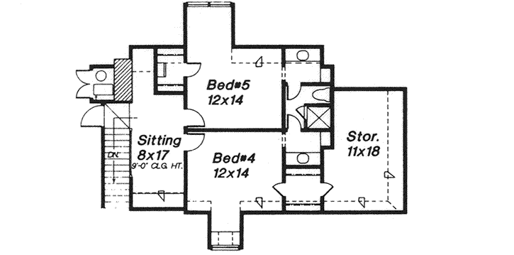 Upper/Second Floor Plan:8-932