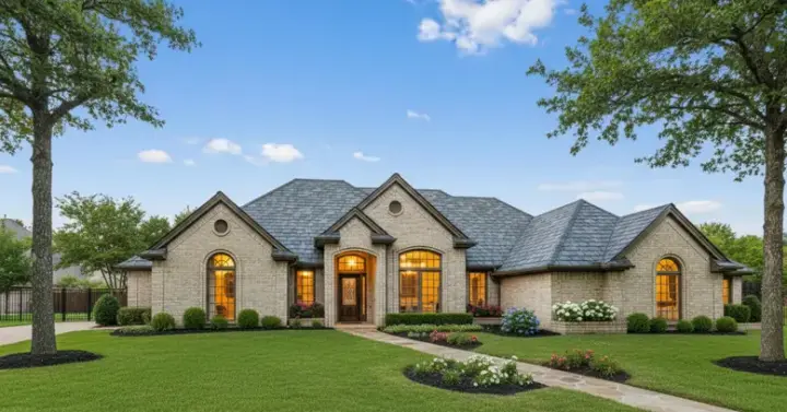 Traditional house plans 8-933 - front exterior, 3,590 sq ft, 4 bed, 3 bath house plans | Monster House Plans