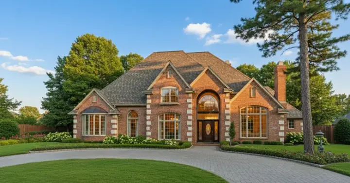 European house plans 8-935 - front exterior, 3,640 sq ft, 4 bed, 3 bath house plans | Monster House Plans
