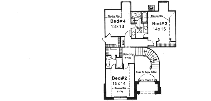 Upper/Second Floor Plan: 8-935