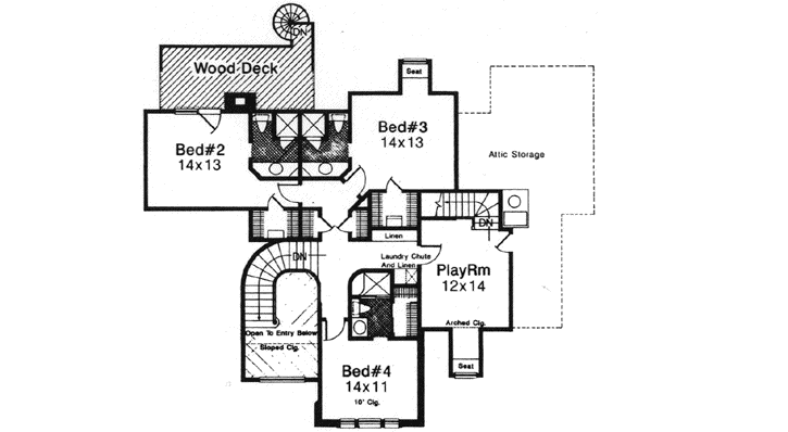 Upper/Second Floor Plan: 8-937