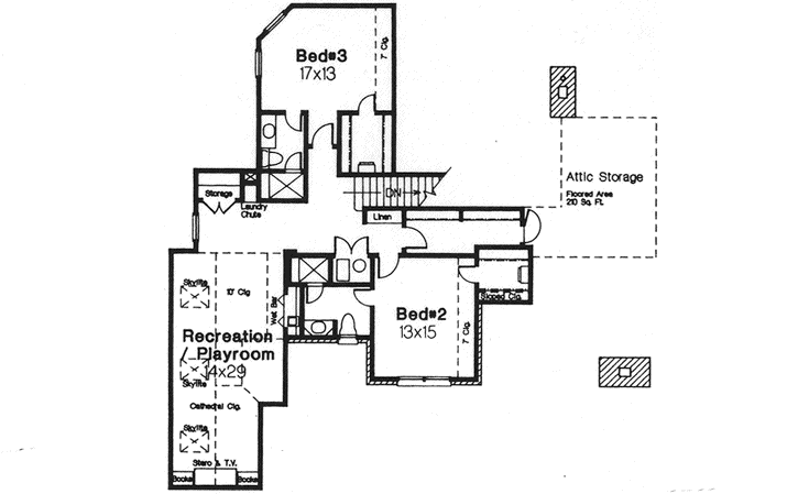 Upper/Second Floor Plan:8-940