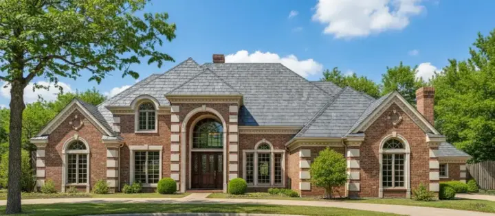 European house plans 8-941 - front exterior, 3,980 sq ft, 4 bed, 3 bath house plans | Monster House Plans
