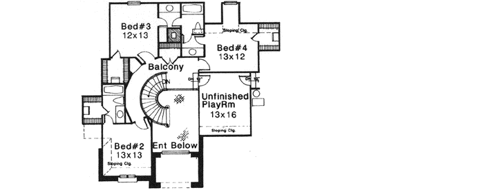 Upper/Second Floor Plan: 8-941