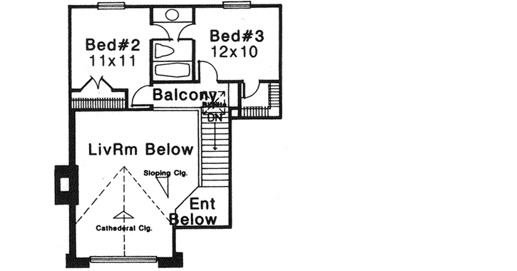 Upper/Second Floor Plan: 8-944