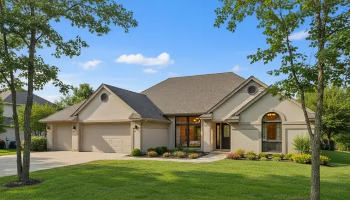 Traditional house plans 8-951 - front exterior, 1,855 sq ft, 3 bed, 2 bath house plans | Monster House Plans