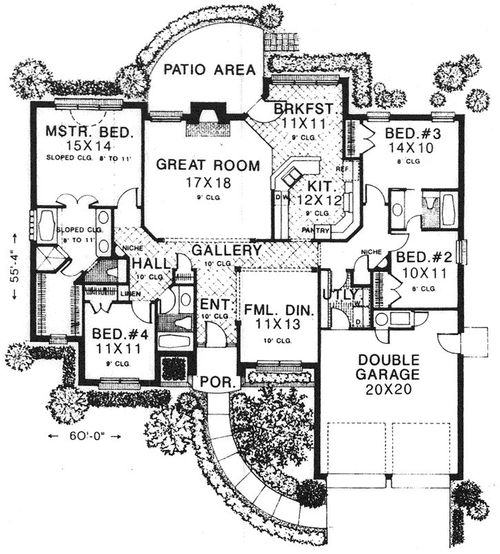 Main Floor Plan: 8-955