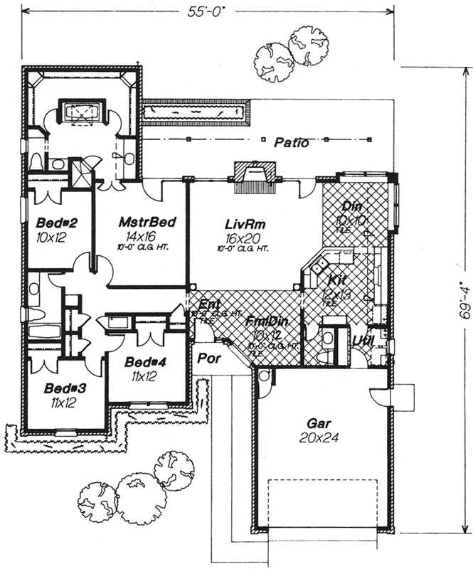 Main Floor Plan: 8-956