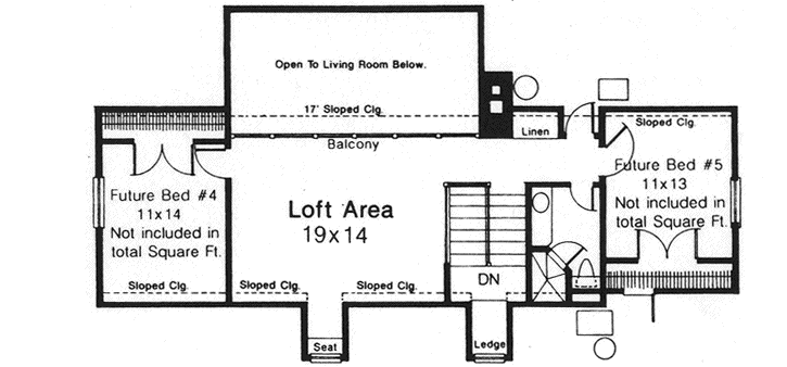 Upper/Second Floor Plan: 8-964