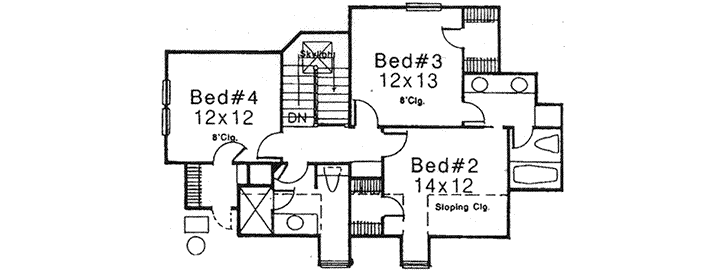 Upper/Second Floor Plan: 8-967