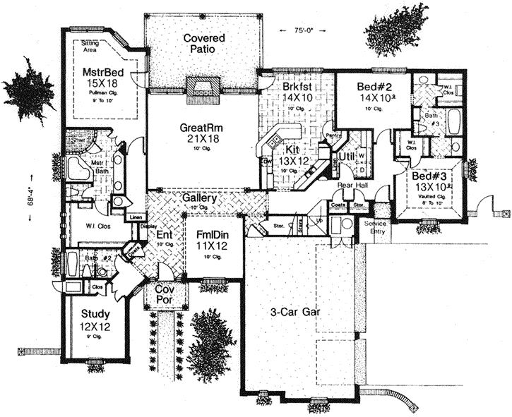 Main Floor Plan: 8-972