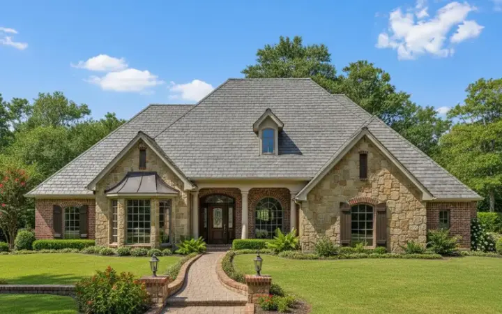 Traditional house plans 8-977 - front exterior, 2,690 sq ft, 4 bed, 3 bath house plans | Monster House Plans