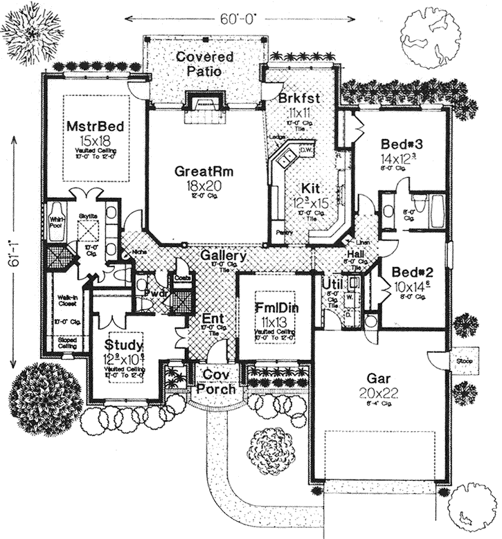 Main Floor Plan: 8-986