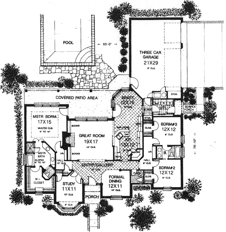 Main Floor Plan: 8-989