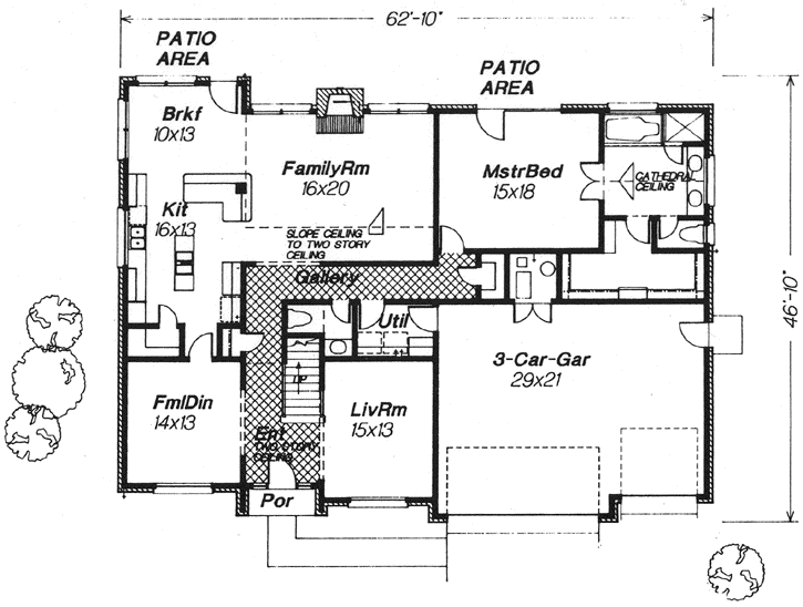 Main Floor Plan: 8-991