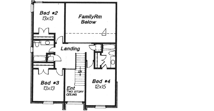 Upper/Second Floor Plan: 8-991