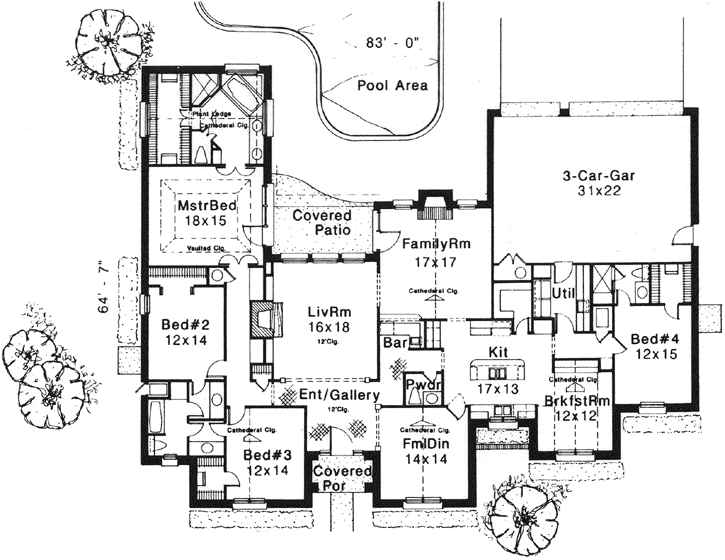 Main Floor Plan: 8-998