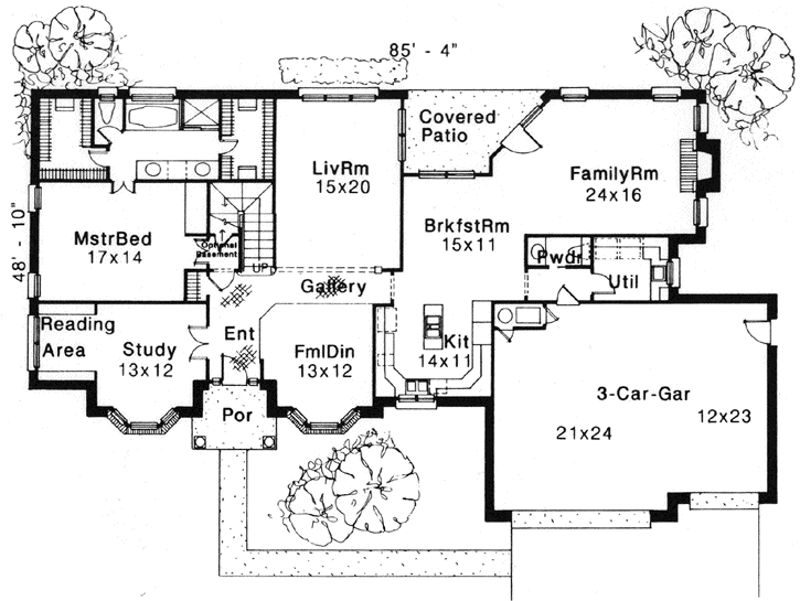 Main Floor Plan: 8-999