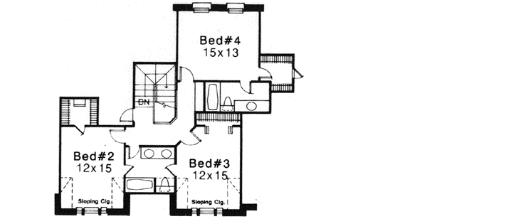 Upper/Second Floor Plan: 8-999