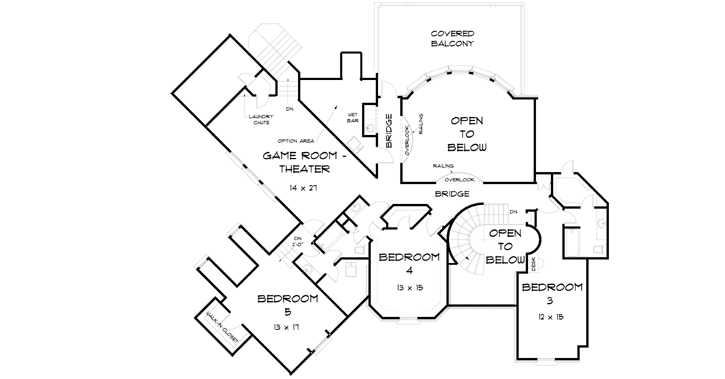 Upper/Second Floor Plan: 80-102